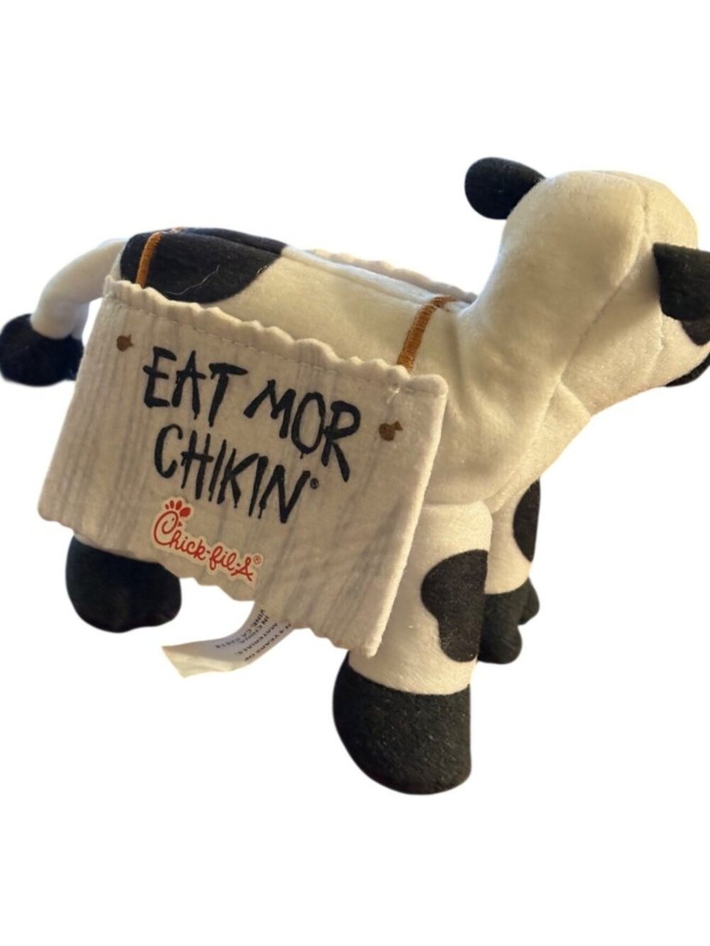 Chick-Fil-A Mini Cow Plush Eat Mor Chikin 4" Promo Restaurant Stuffed Plush 2020 - Picture 9 of 12